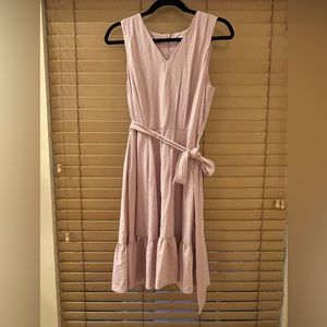 Dusty Rose Soft Linen Calvin Klein Dress